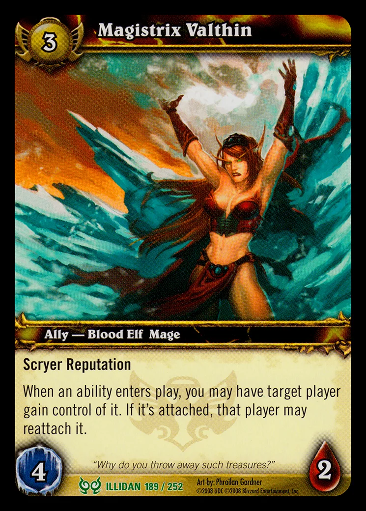 Card scan: Magistrix Valthin