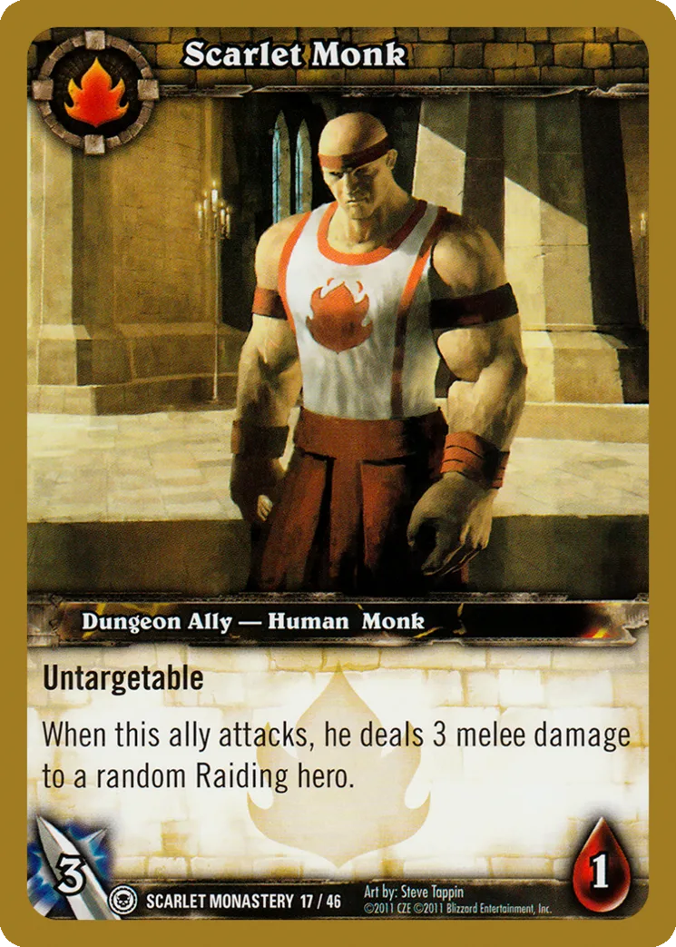 Card scan: Scarlet Monk