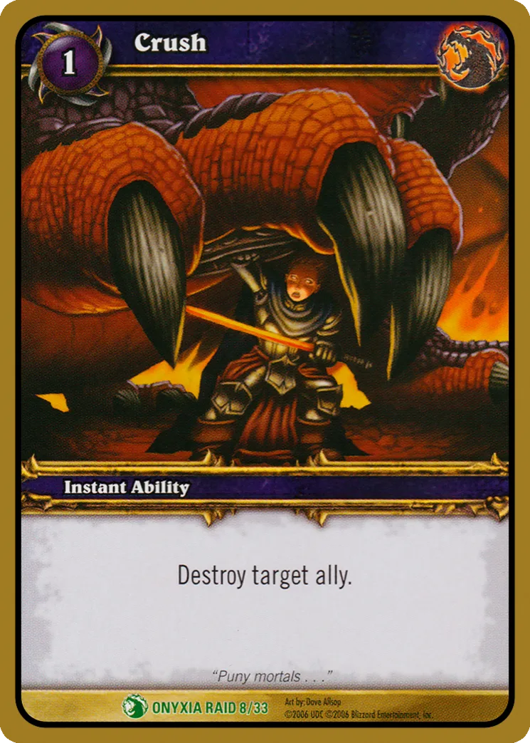 Card scan: Crush
