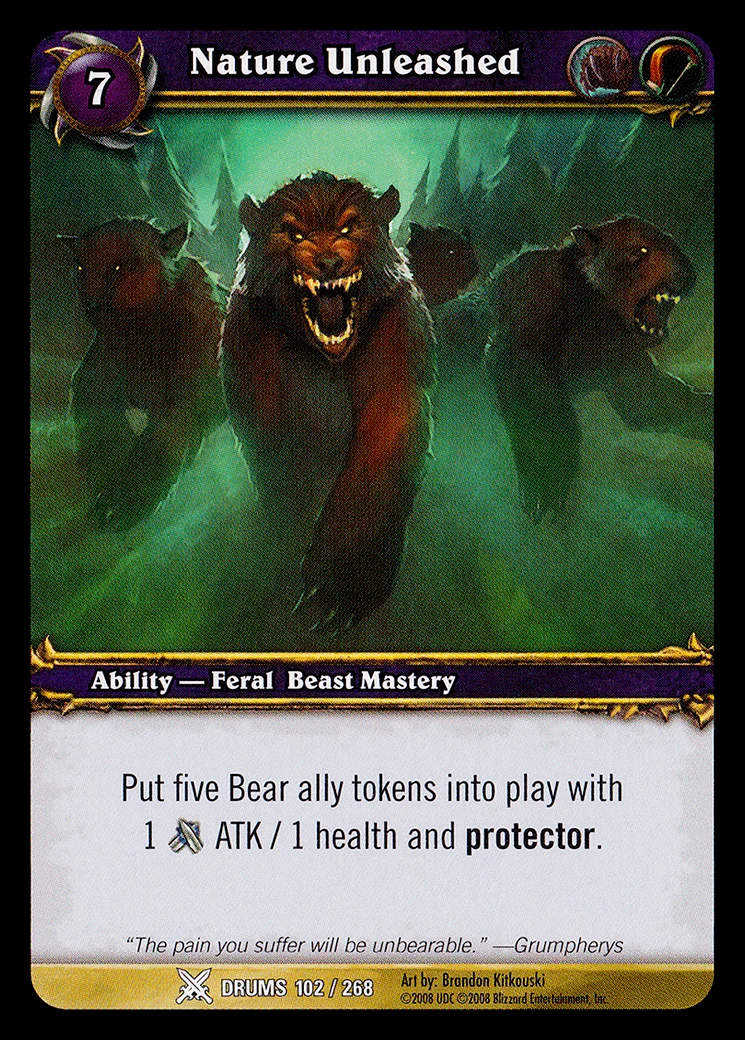 Card scan: Nature Unleashed
