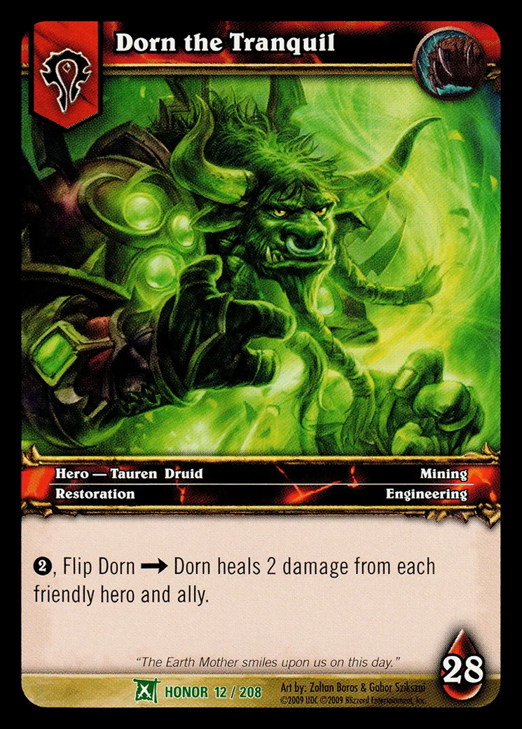 Card scan: Dorn the Tranquil