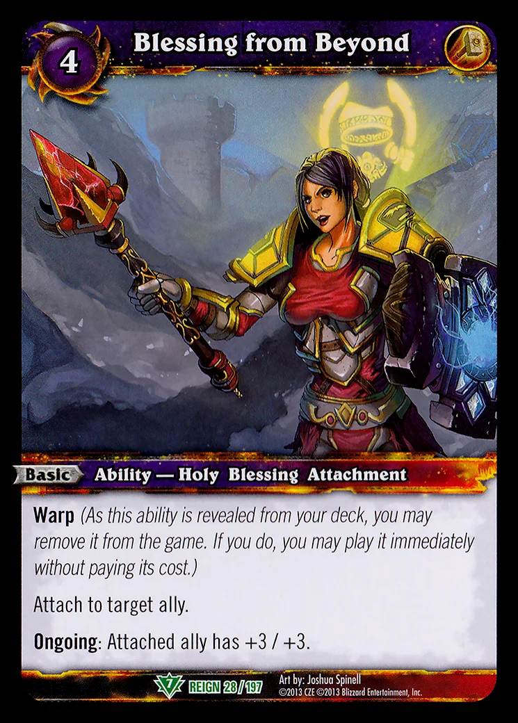 Card scan: Blessing from Beyond
