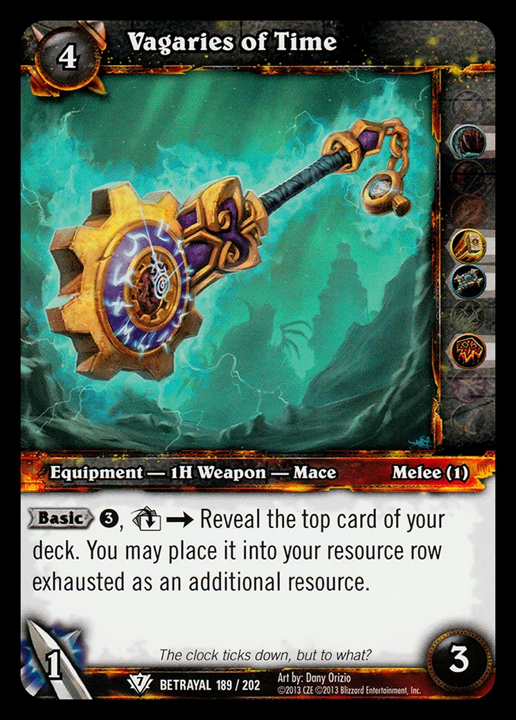 Card scan: Vagaries of Time