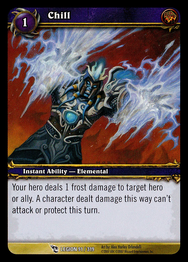 Card scan: Chill