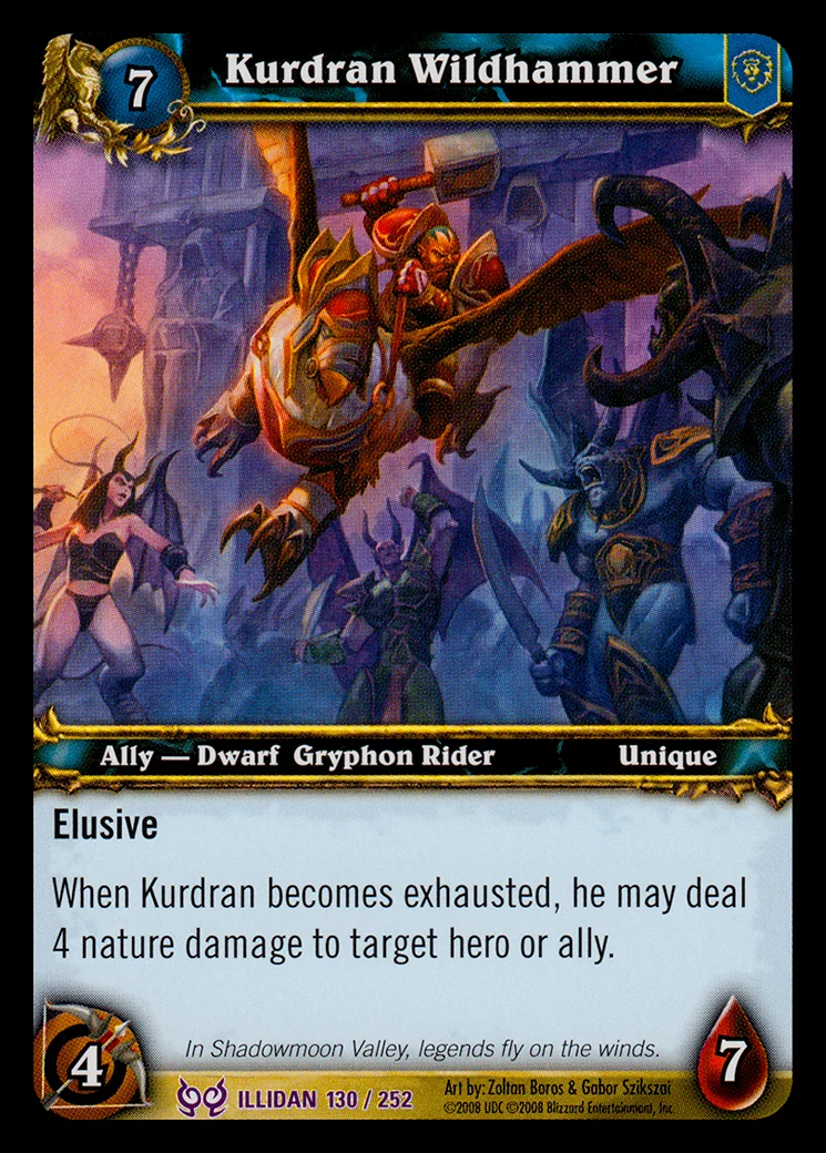 Card scan: Kurdran Wildhammer