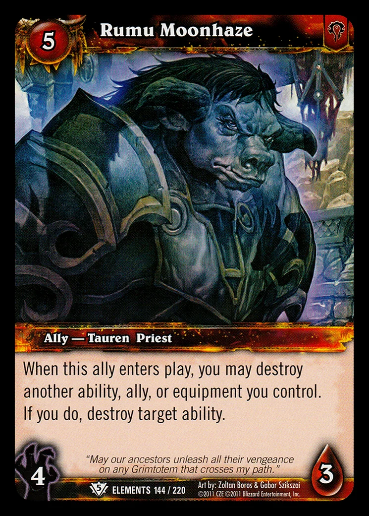 Card scan: Rumu Moonhaze