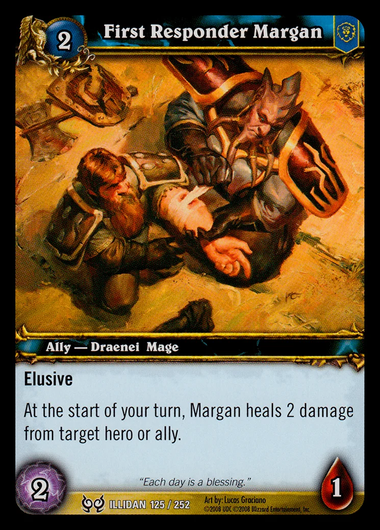 Card scan: First Responder Margan