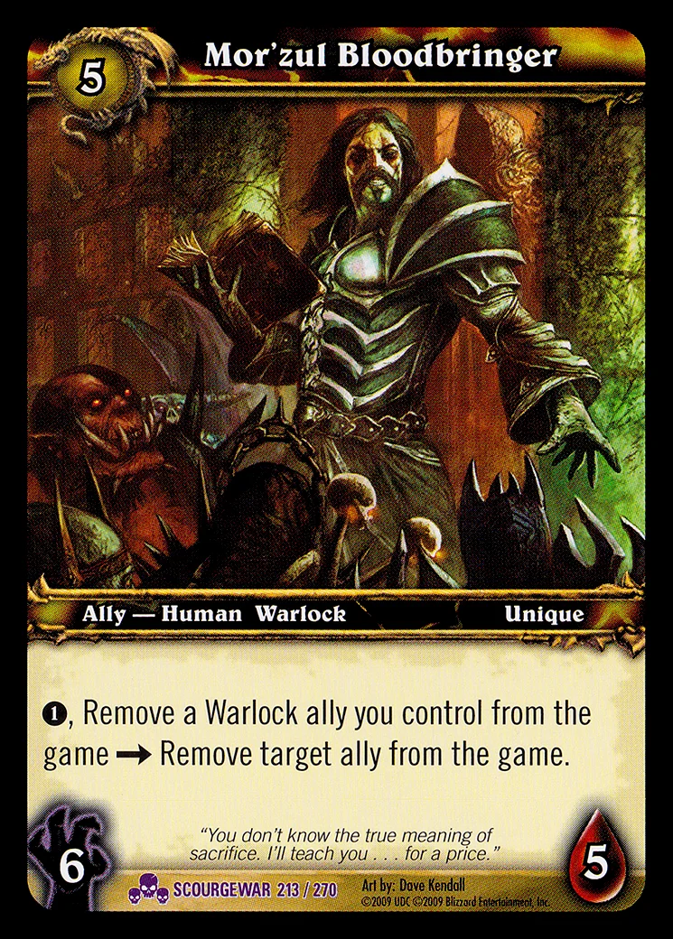 Card scan: Mor'zul Bloodbringer