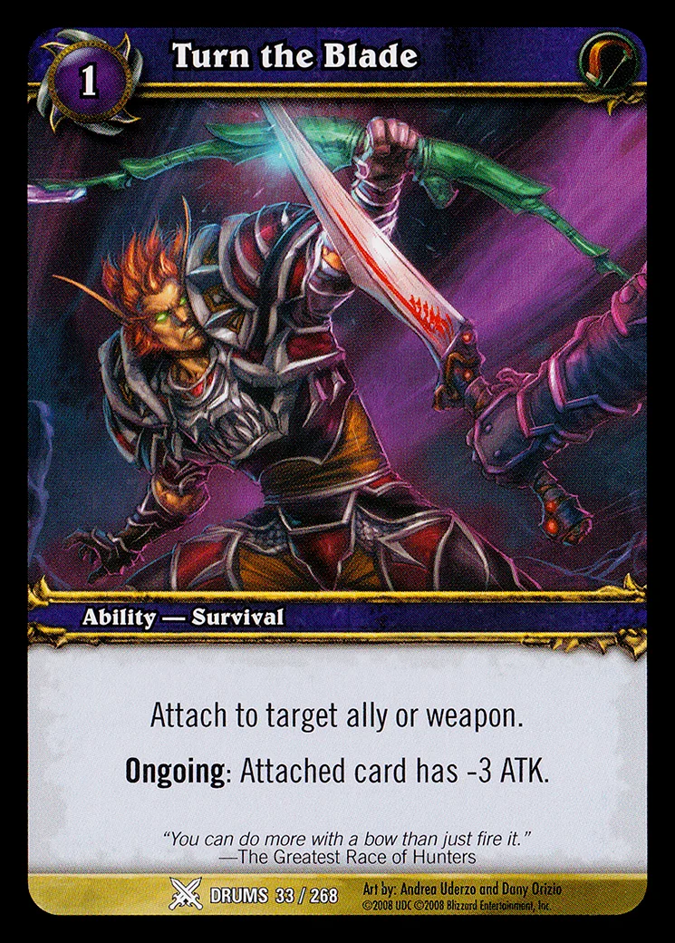 Card scan: Turn the Blade