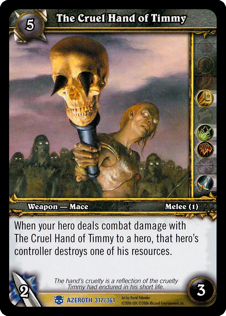 Card scan: The Cruel Hand of Timmy