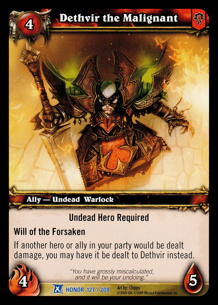 Card scan: Dethvir the Malignant