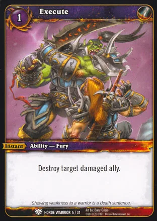 Card scan: Execute