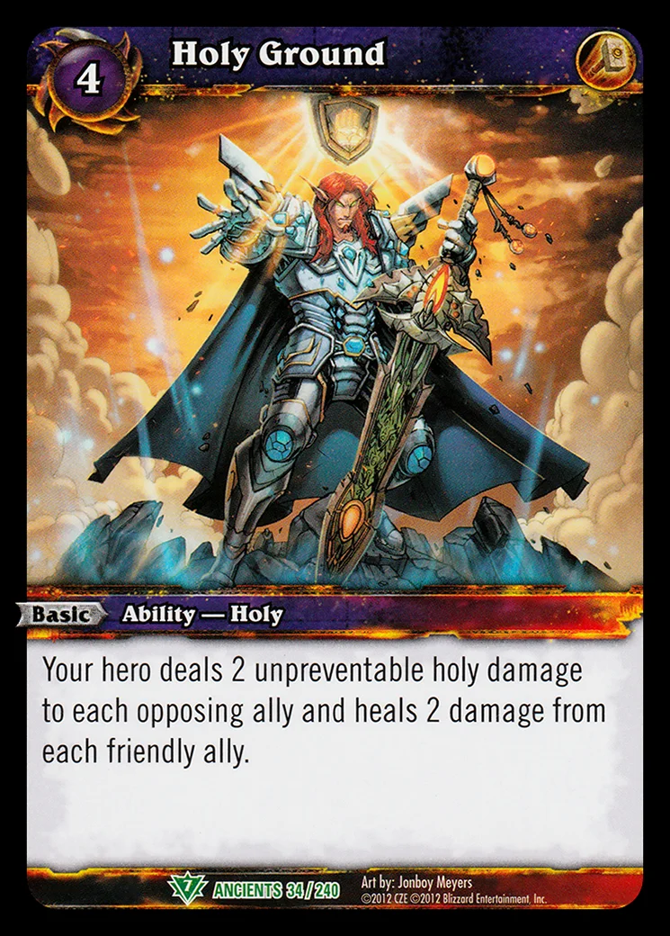 Card scan: Holy Ground
