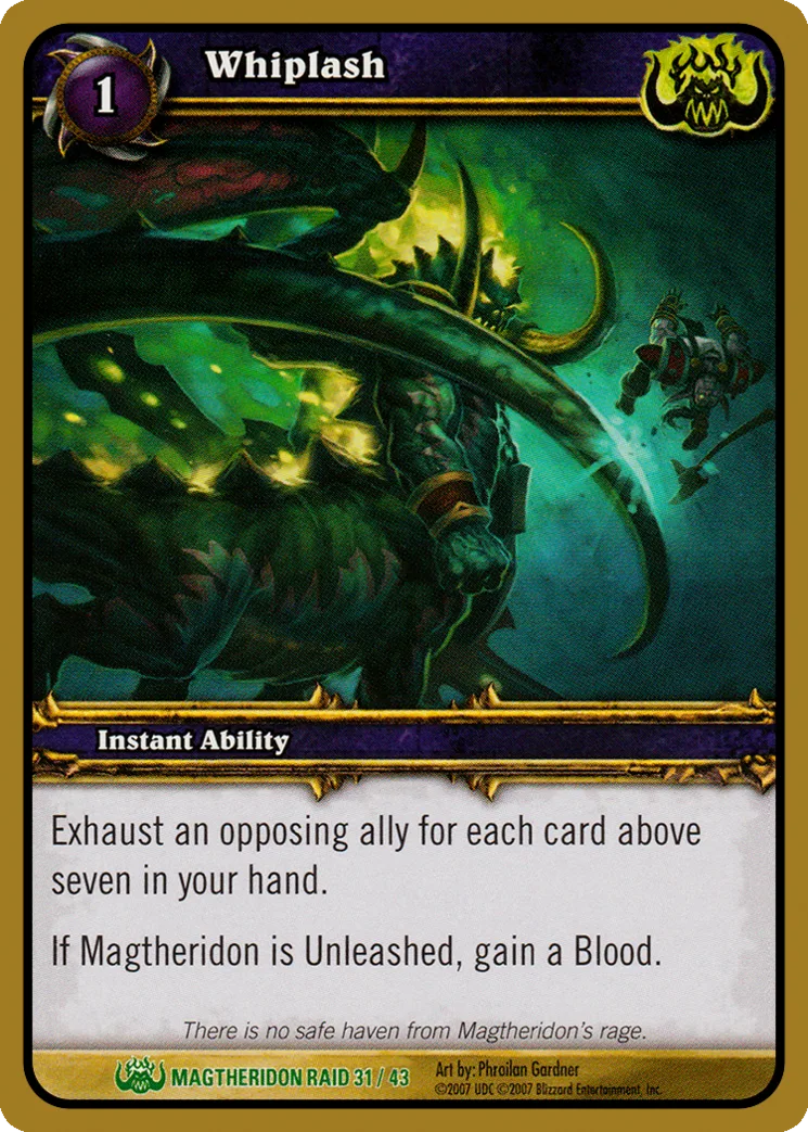 Card scan: Whiplash