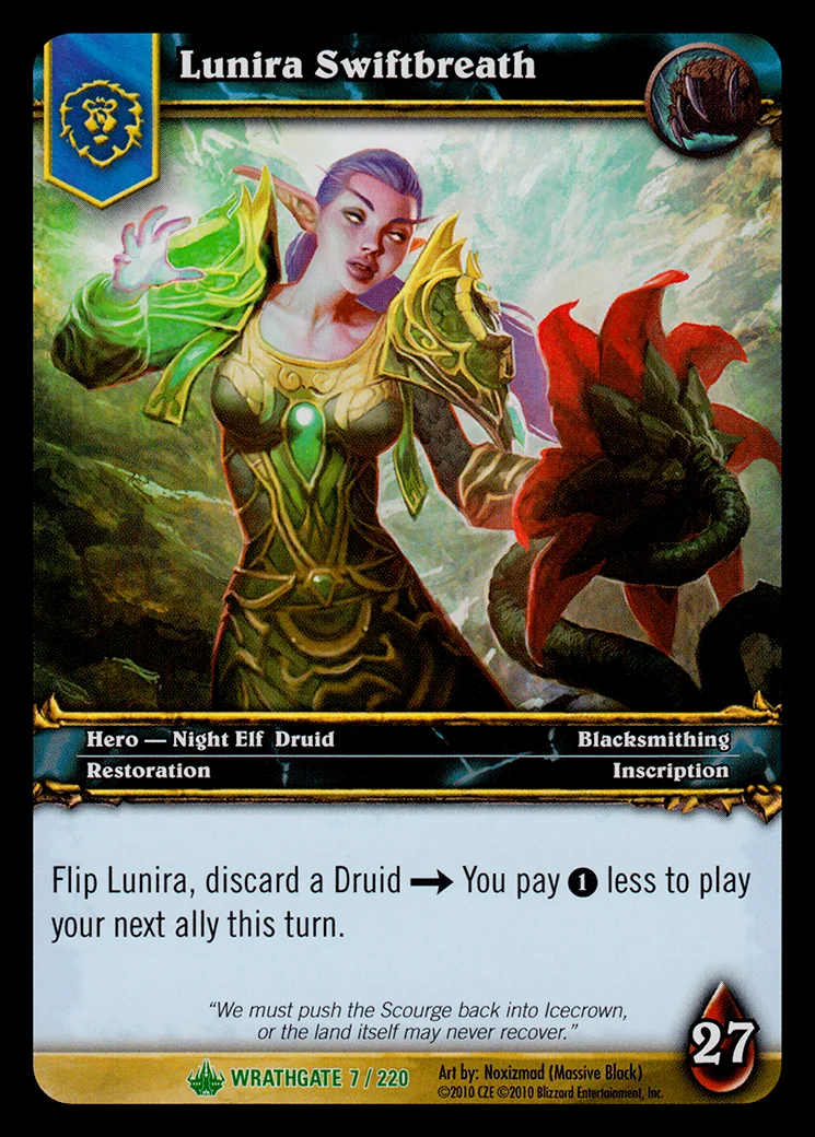 Card scan: Lunira Swiftbreath