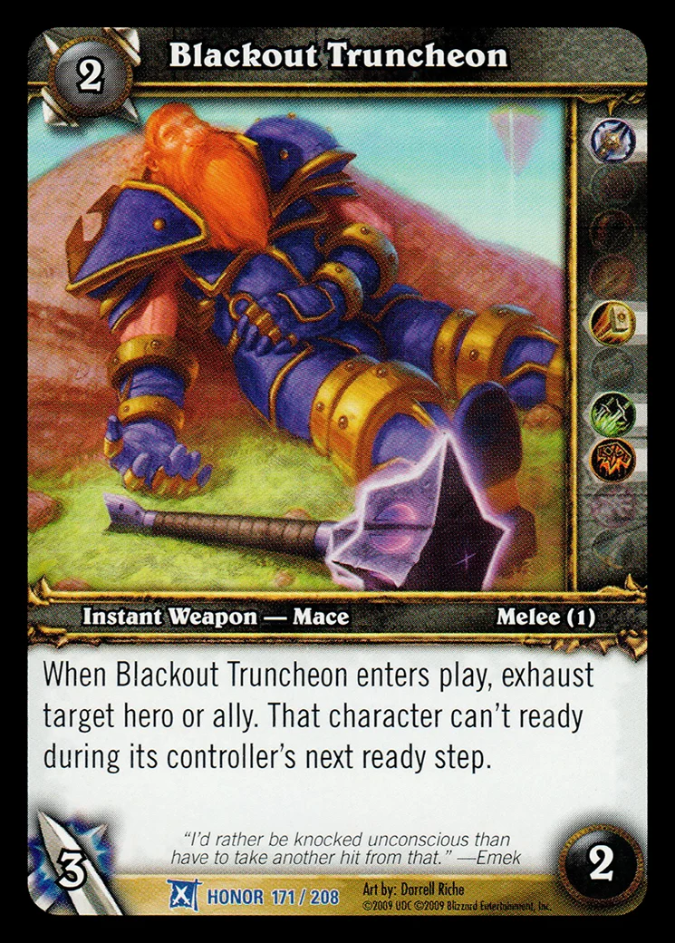 Card scan: Blackout Truncheon