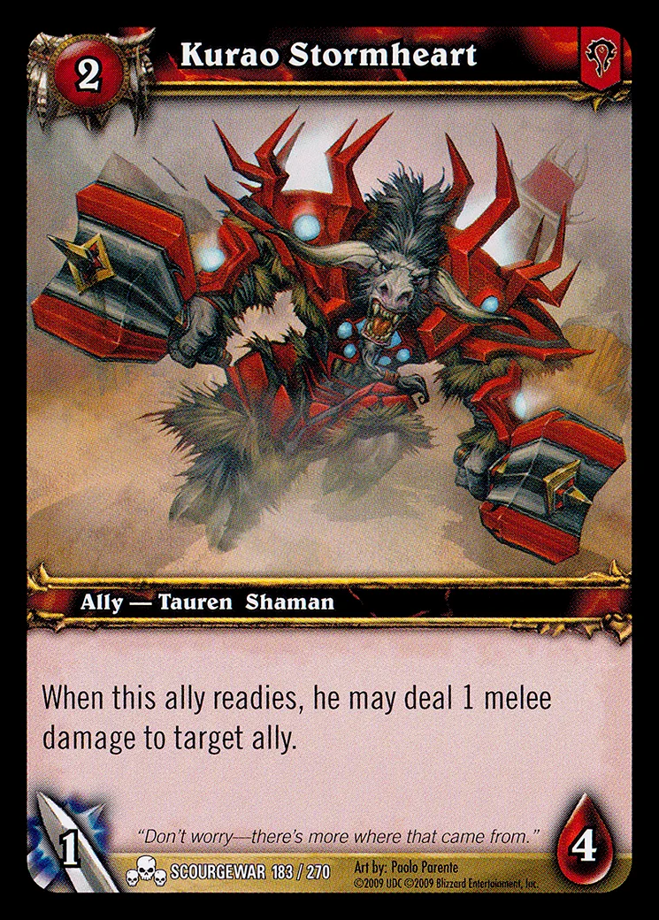 Card scan: Kurao Stormheart