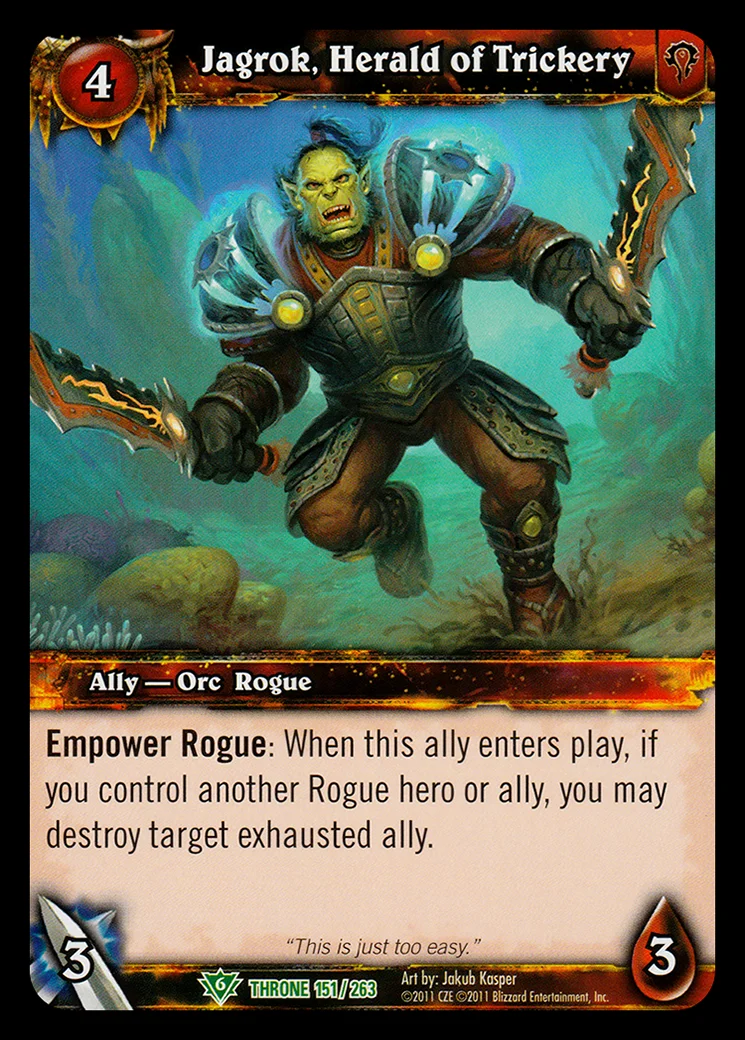 Card scan: Jagrok, Herald of Trickery