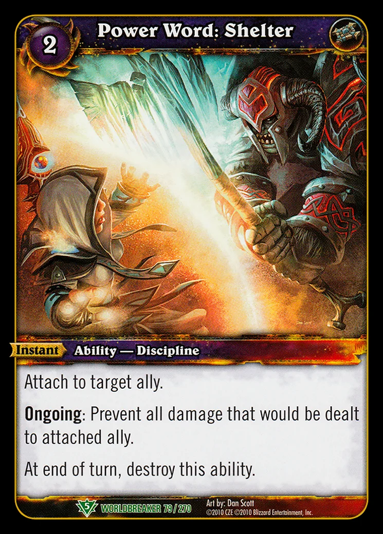Card scan: Power Word: Shelter