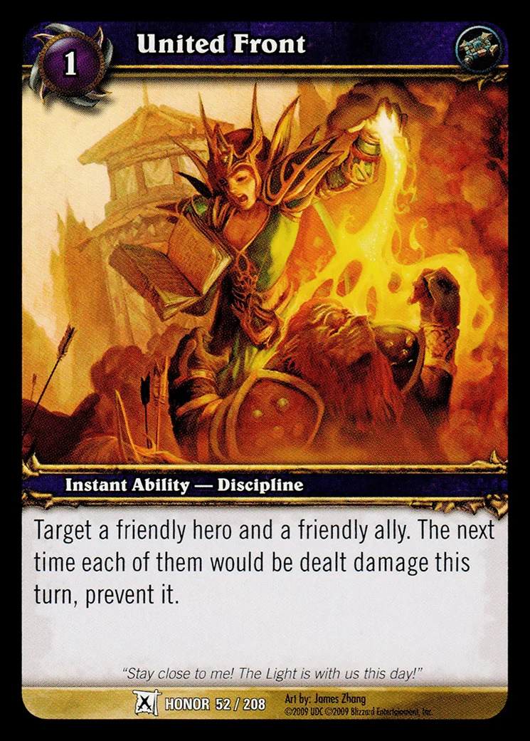 Card scan: United Front