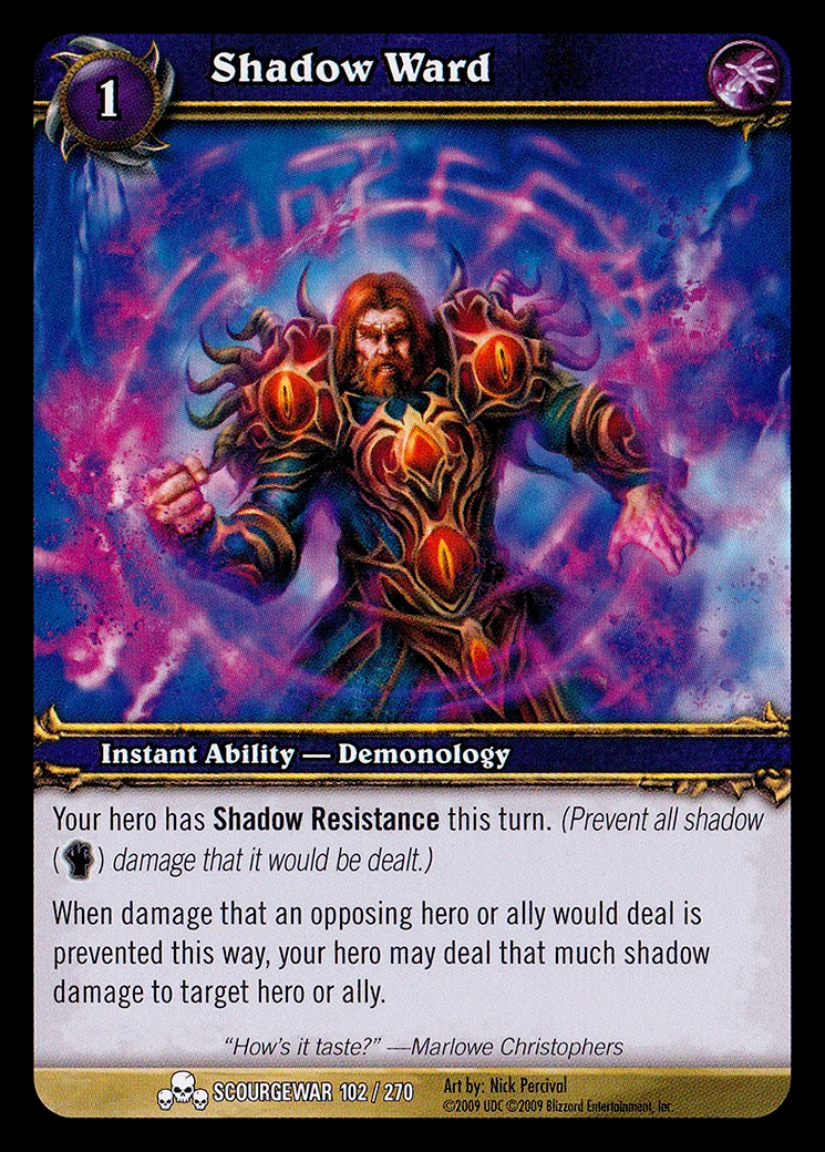 Card scan: Shadow Ward