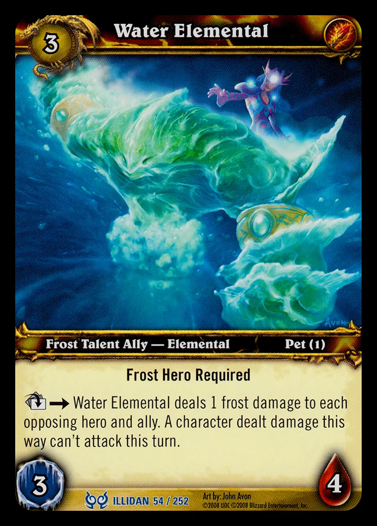 Card scan: Water Elemental