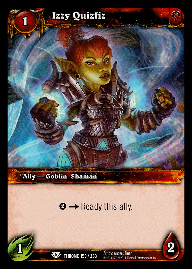 Card scan: Izzy Quizfiz