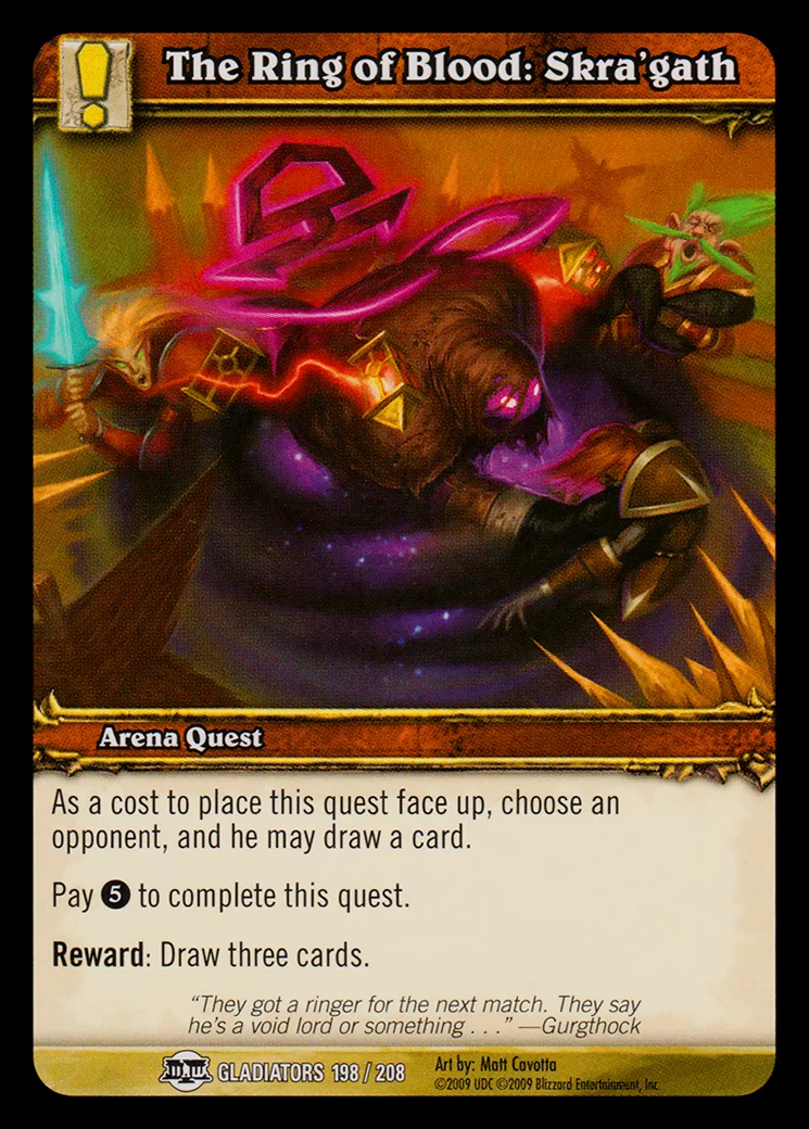 Card scan: The Ring of Blood: Skra'gath