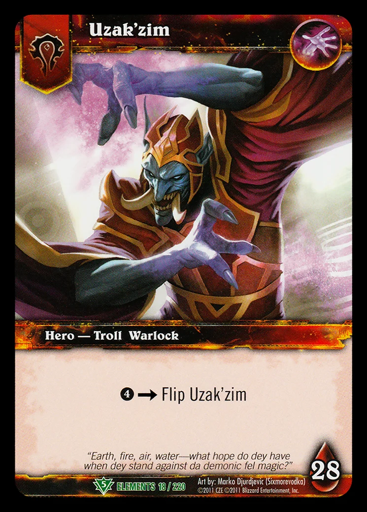 Card scan: Uzak'zim