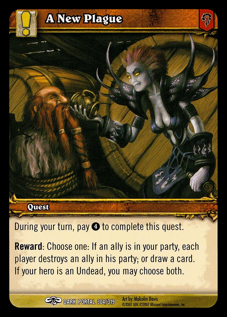 Card scan: A New Plague
