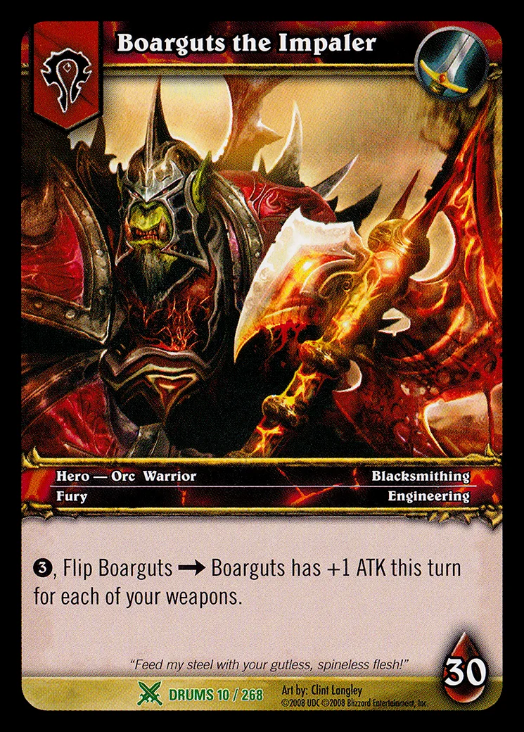 Card scan: Boarguts the Impaler