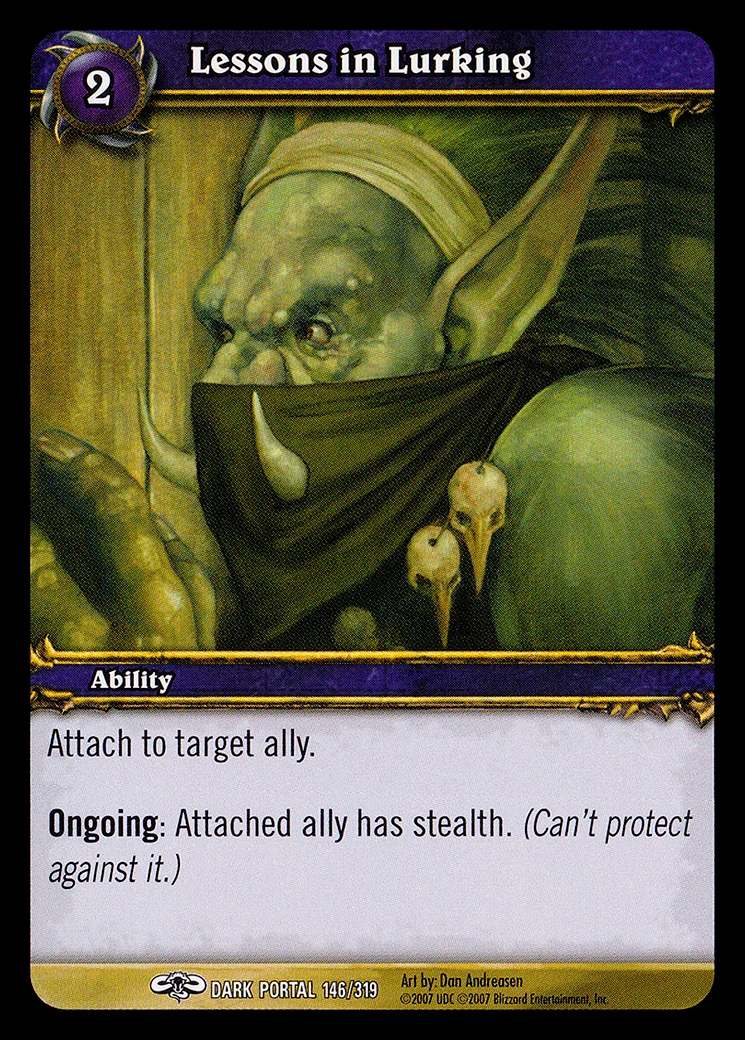 Card scan: Lessons in Lurking