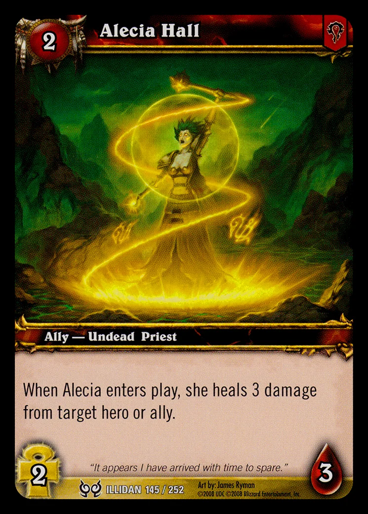 Card scan: Alecia Hall