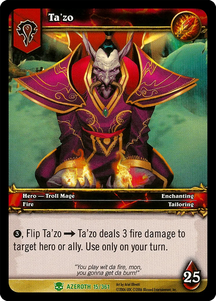 Card scan: Ta'zo