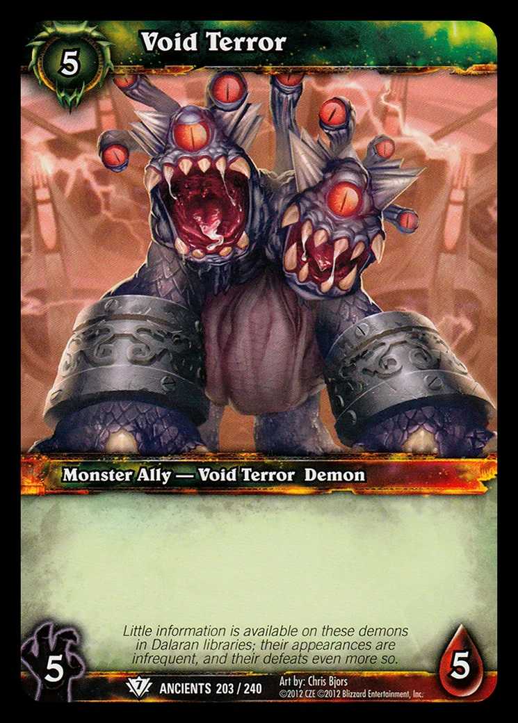Card scan: Void Terror