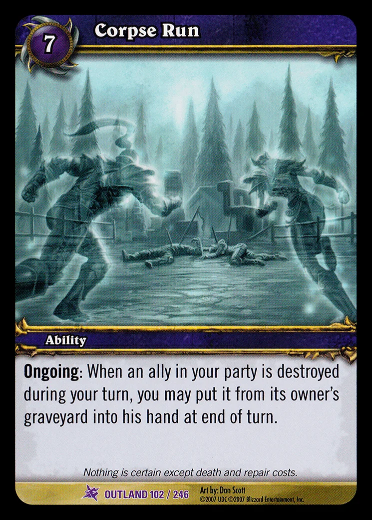 Card scan: Corpse Run