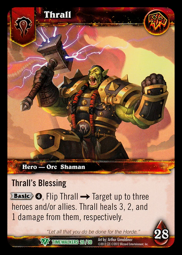 Card scan: Thrall