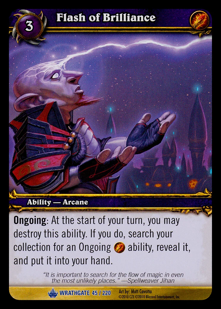 Card scan: Flash of Brilliance