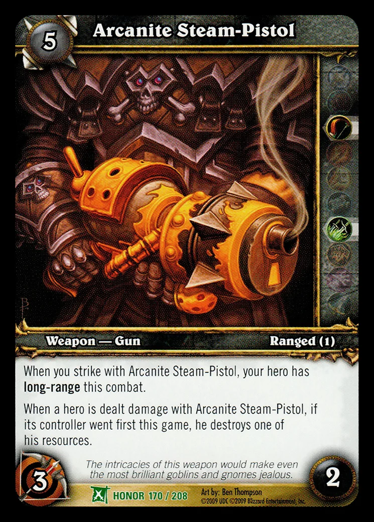 Card scan: Arcanite Steam-Pistol