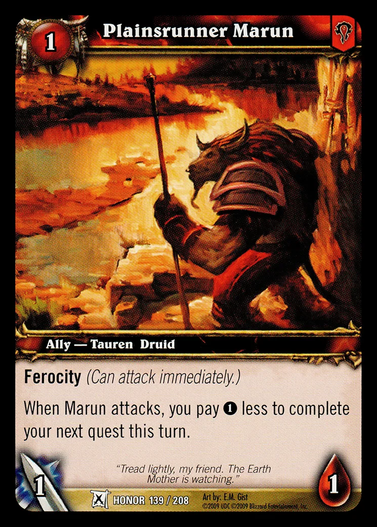 Card scan: Plainsrunner Marun