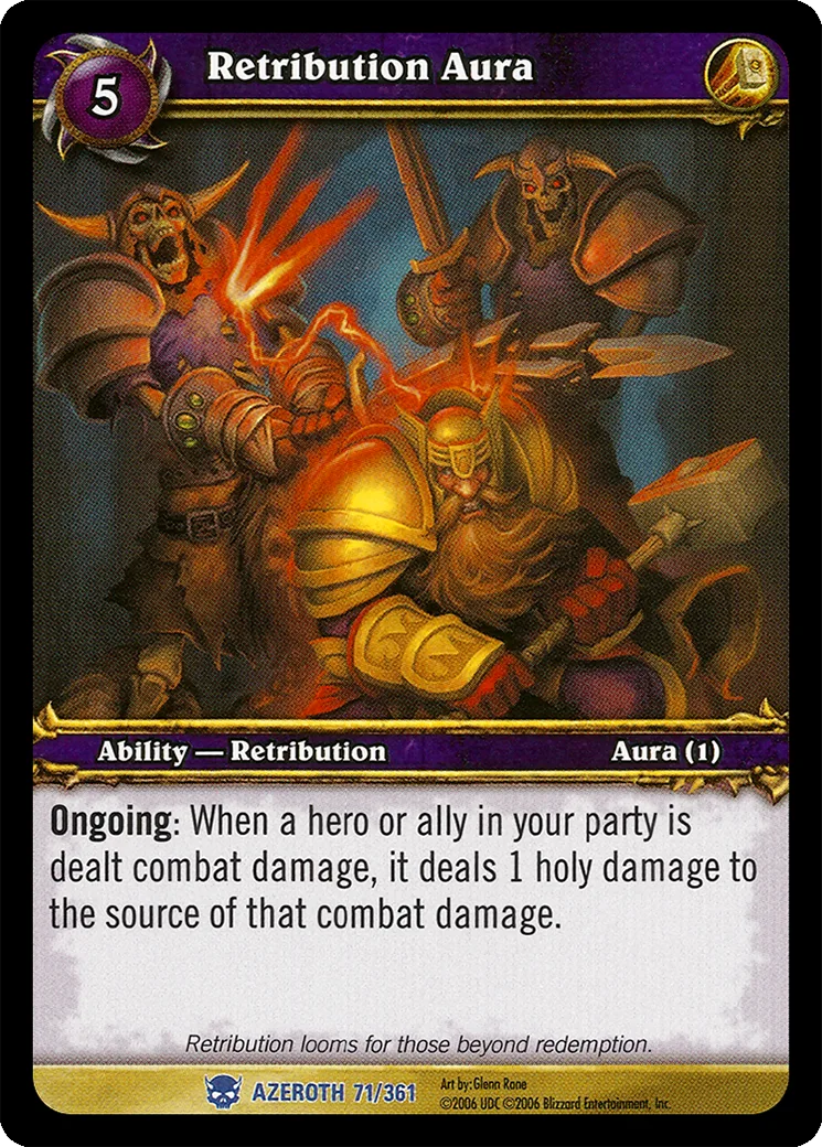 Card scan: Retribution Aura
