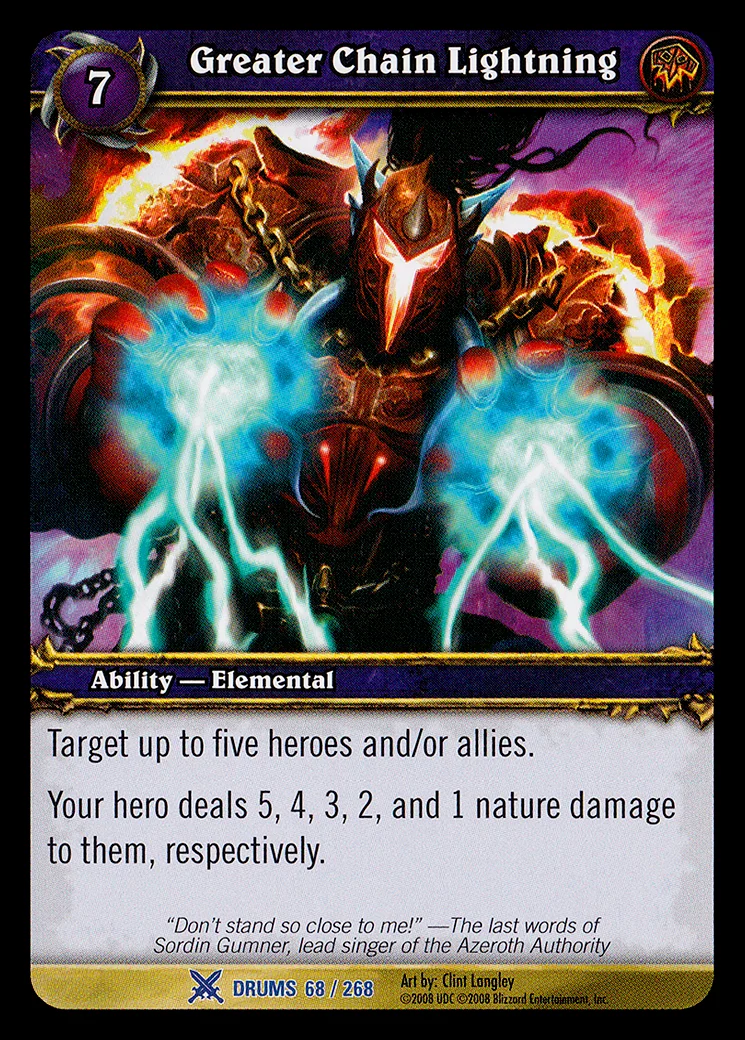 Card scan: Greater Chain Lightning