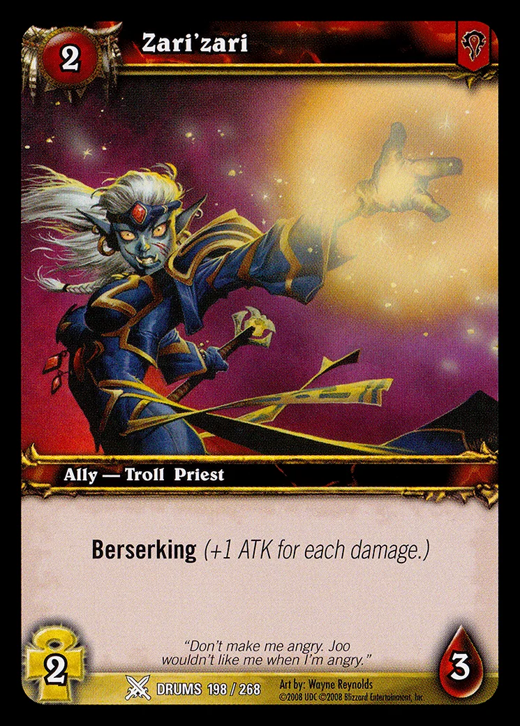 Card scan: Zari'zari