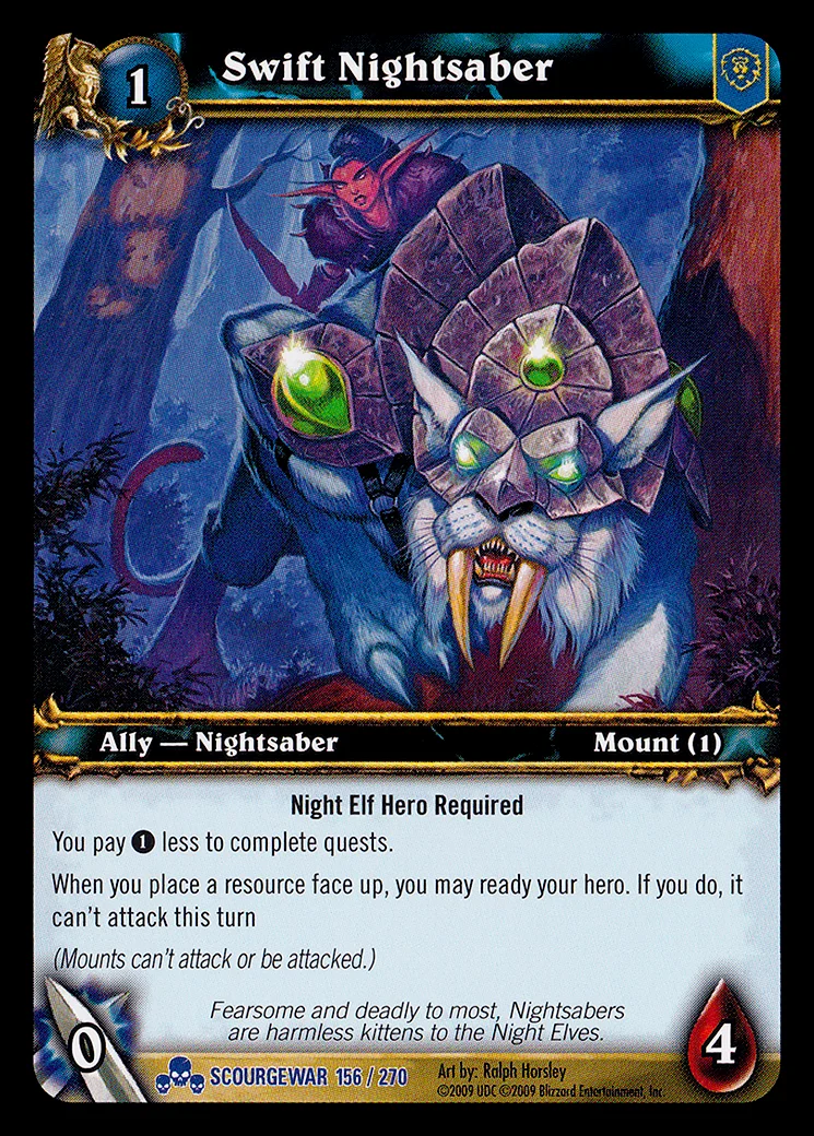 Card scan: Swift Nightsaber