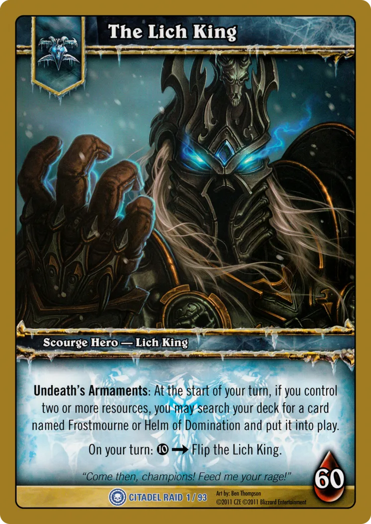 Card scan: The Lich King