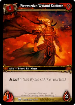 Card scan: Firewarden Wyland Kaslinth