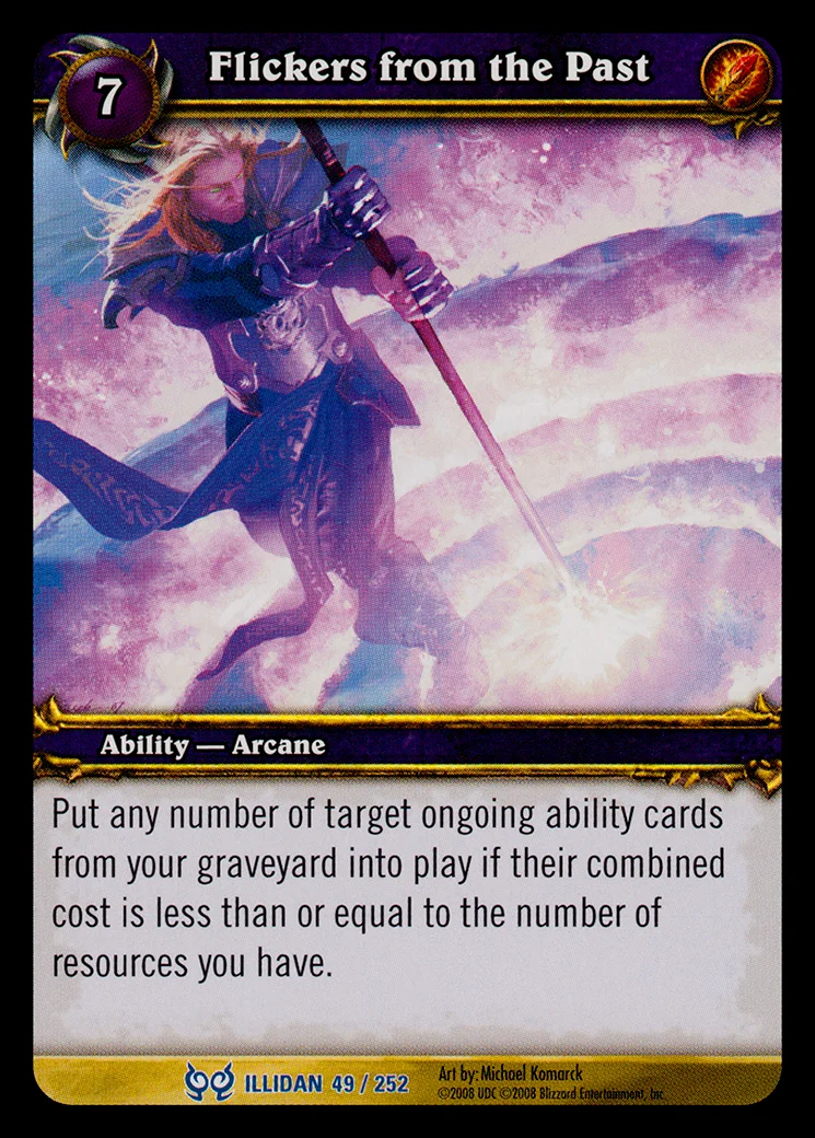 Card scan: Flickers from the Past