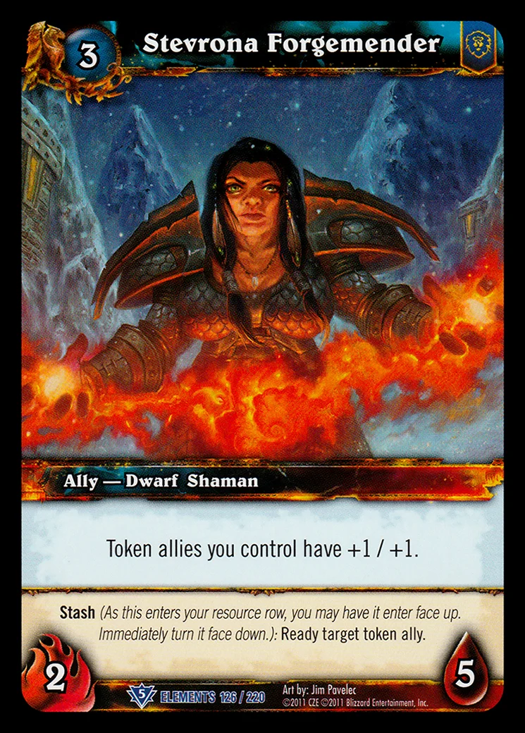 Card scan: Stevrona Forgemender