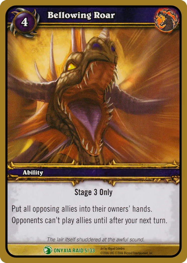 Card scan: Bellowing Roar