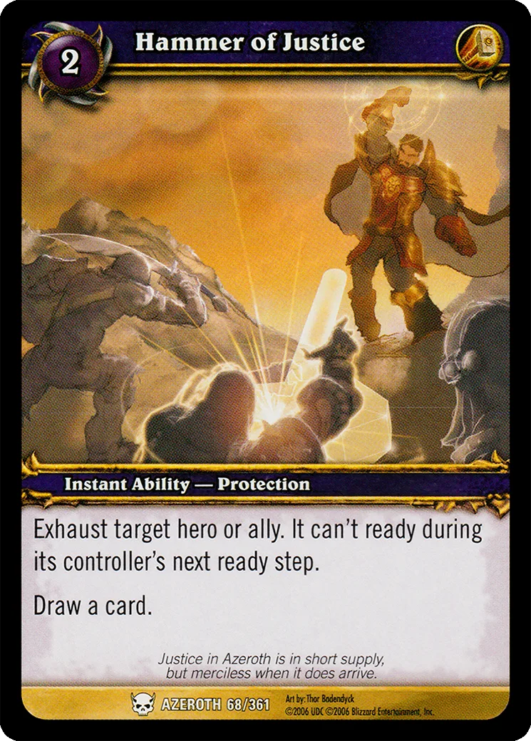 Card scan: Hammer of Justice